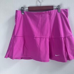 NIKE Women's DRI-FIT‎ Pickleball Tennis Golf Pink Skort Shorts Size Small Preppy